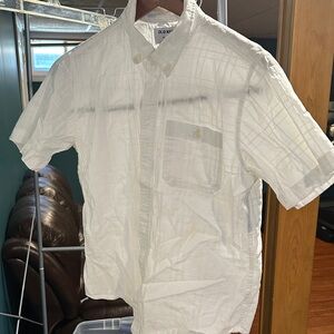Old Navy Men's Casual White Button Down Shirt